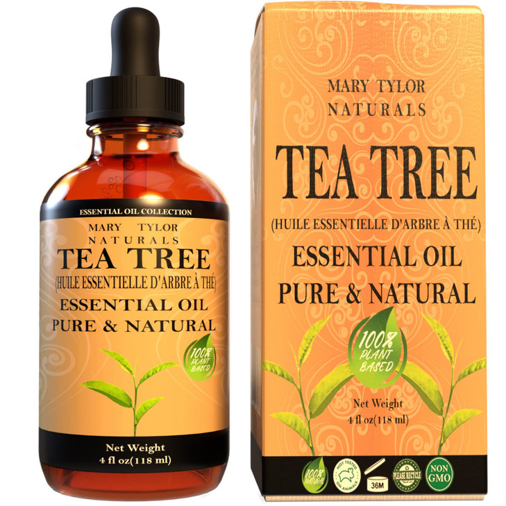 Tea Tree Essential Oil (4 oz) Premium Therapeutic Grade, 100% Pure and Natural