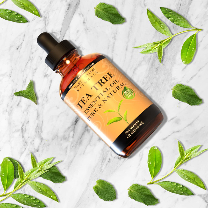 Tea Tree Essential Oil (4 oz) Premium Therapeutic Grade, 100% Pure and Natural