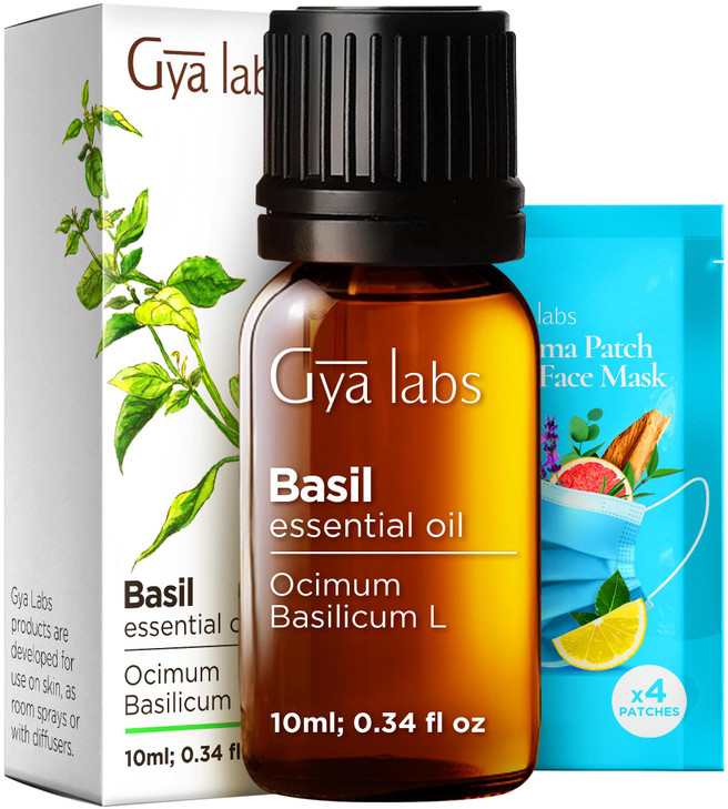 Gya Labs Basil Essential Oil - 0.34 Fl Oz