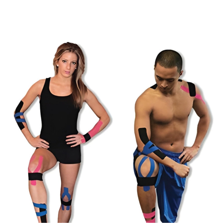Pro-Tec Athletics Kinesiology Tape, Effective Relief for Muscle Tightness, Knee
