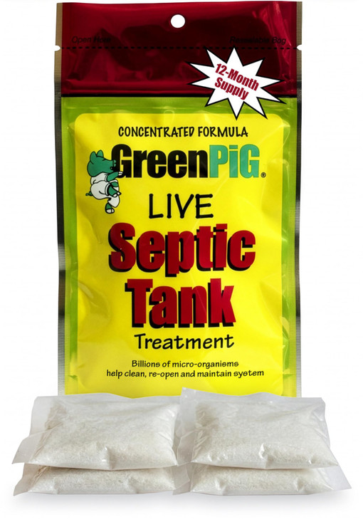 Green Pig Septic Tank Treatment Packets