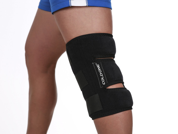 Cold One Knee Ice Pack Soft Brace + Compression for Post Surgery and Injuries