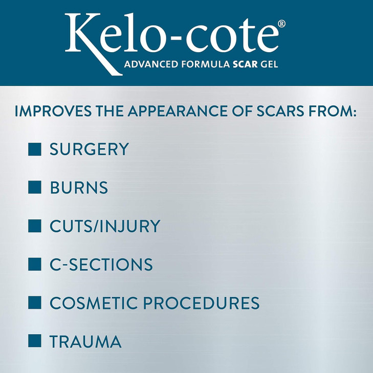 Kelo-cote Advanced Skincare Formula Scar Gel, Acne Scar, Burn Scar, Surgical