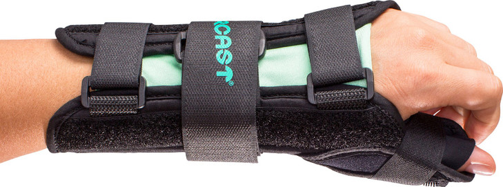 Aircast A2 Wrist Brace with Thumb Spica-Left-Large