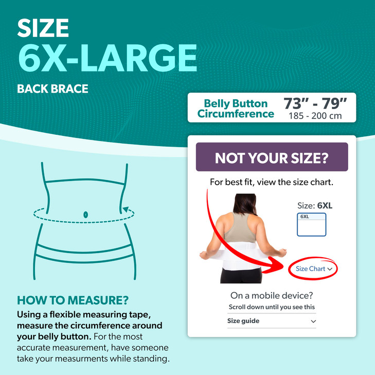 BraceAbility Plus Size 6XL Bariatric Back Brace
