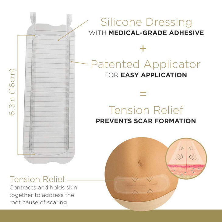 Embrace Active Scar Defense for New Scars, FDA-Cleared Medical-Grade Silicone