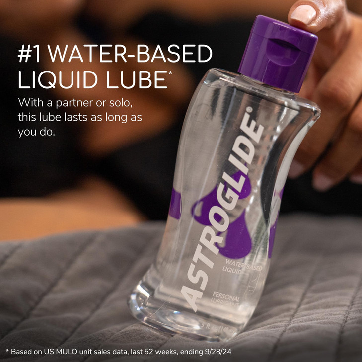 Astroglide Water Based Lube (5oz), Liquid Personal Lubricant, Sex Lube for Men