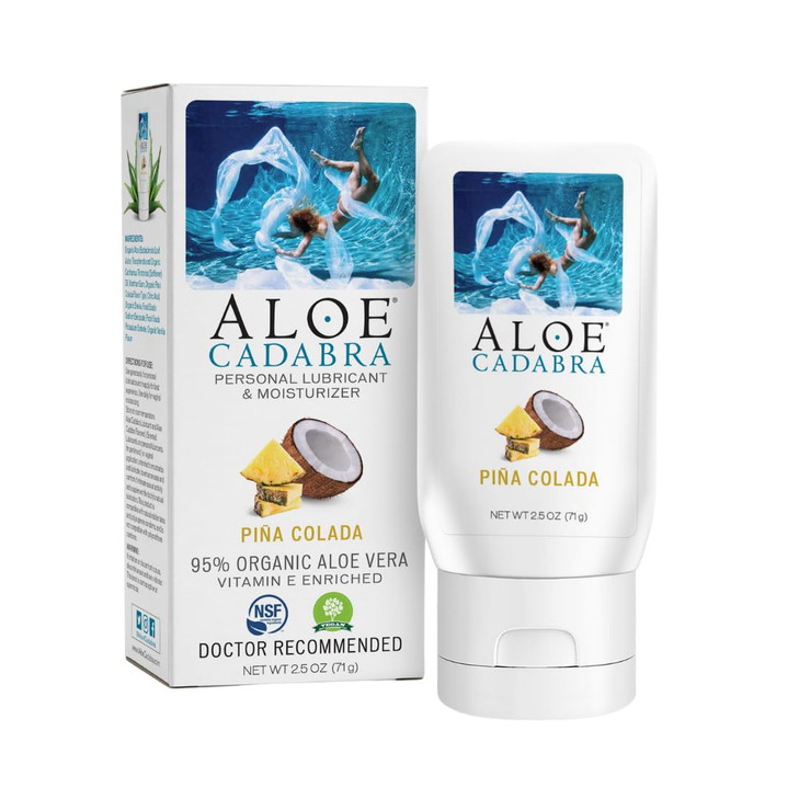 Aloe Cadabra Flavored Personal Lubricant and Vaginal Moisturizer, Organic Edible