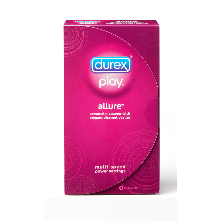 Durex Allure Vibrating Personal Massager Vibrator, 1 Count