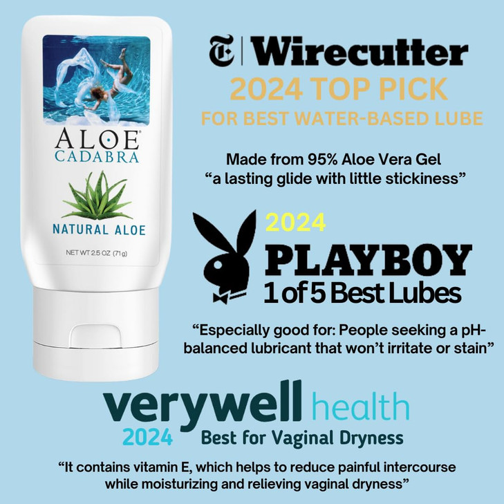 Aloe Cadabra Natural Water Based Personal Lubricant and Vaginal Moisturizer