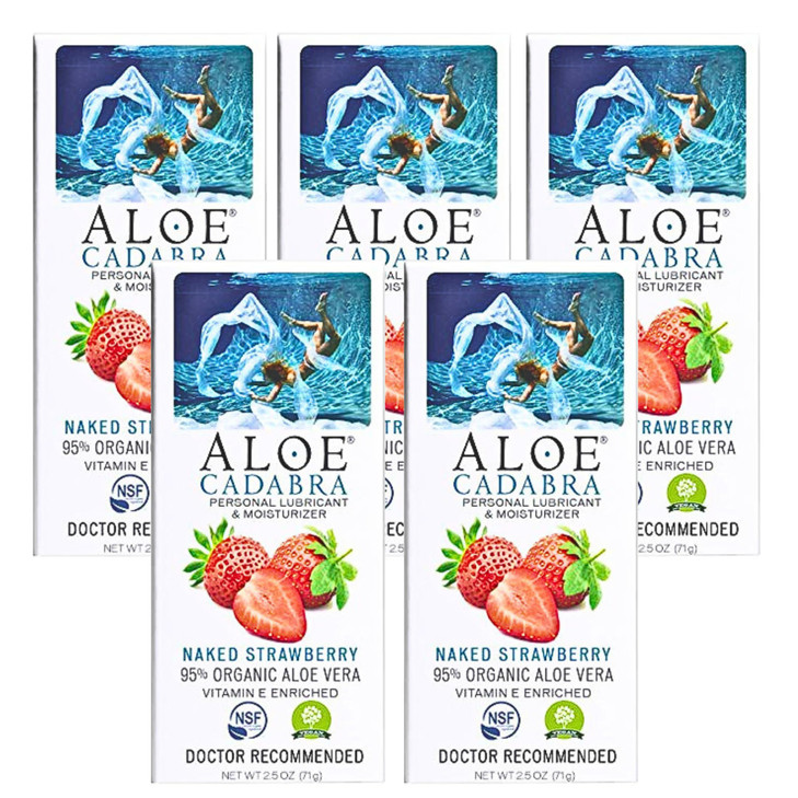 Aloe Cadabra Flavored Personal Lubricant and Vaginal Moisturizer, Organic Edible