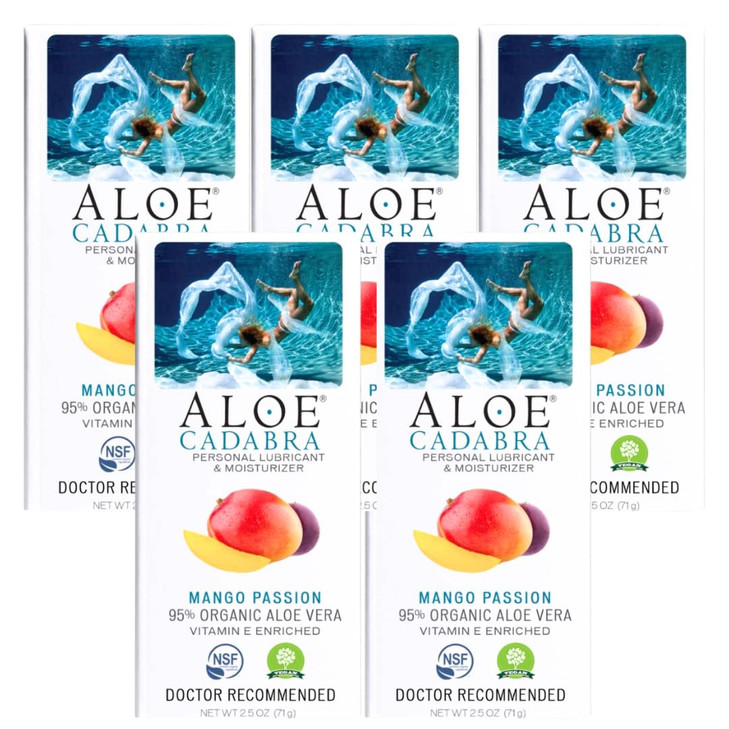 Aloe Cadabra Flavored Personal Lubricant Organic Passion Lube for Women, Men &