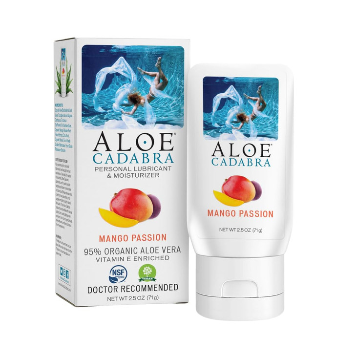 Aloe Cadabra Flavored Personal Lubricant and Vaginal Moisturizer, Organic Edible