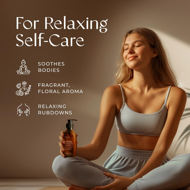 Gya Labs Relaxing Massage Oil - 6.76 Fl Oz