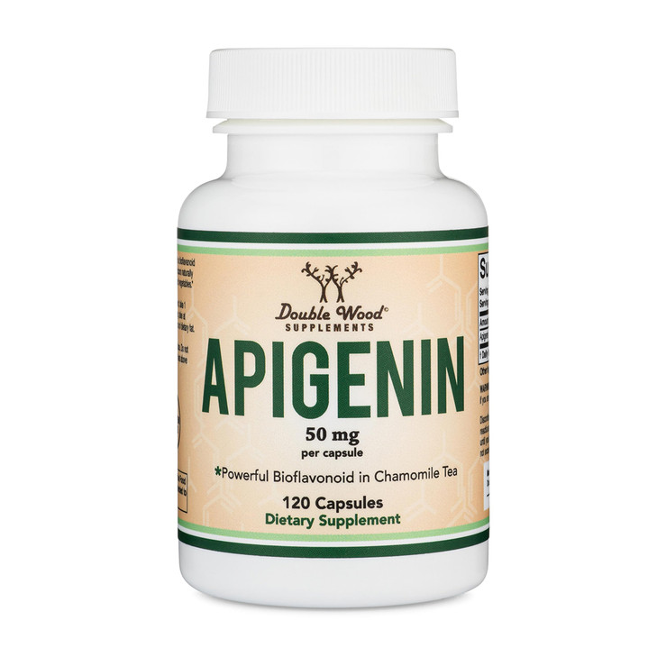 Apigenin Supplement - 50mg per Capsule, 120 Count