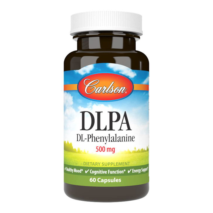Carlson DLPA DL-Phenylalanine 500 mg Mood, Cognitive & Nervous System Support