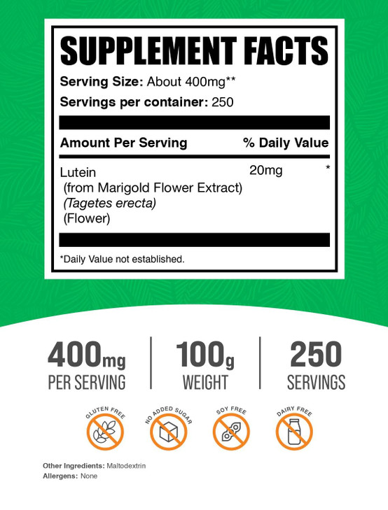 BulkSupplements.com Lutein Powder