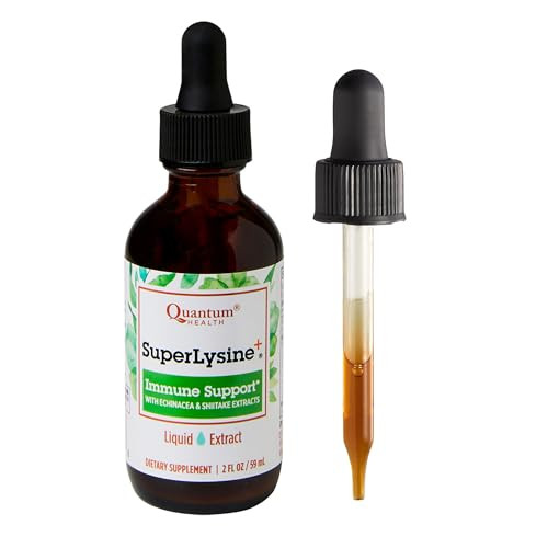 Quantum Health SuperLysine+ Immune Support|Liquid Extract Tincture for Easy