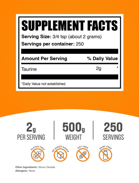 BulkSupplements.com Taurine Powder