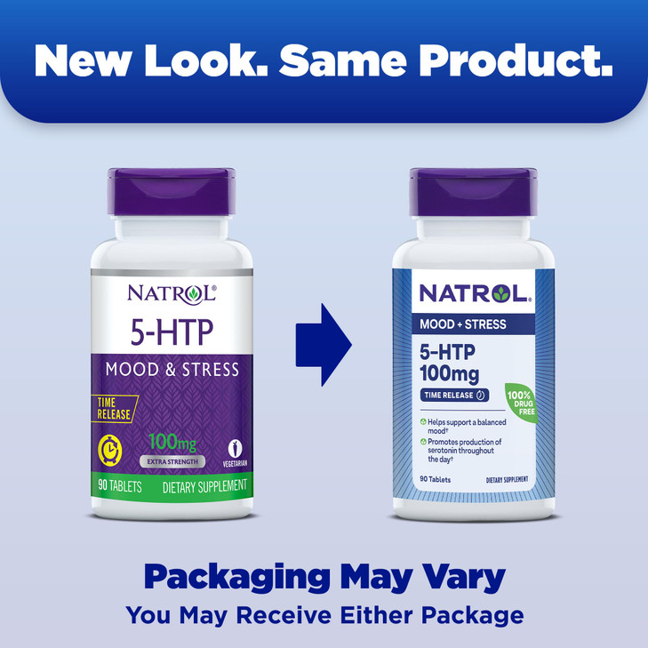 Natrol 5-HTP 100mg, Dietary Supplement Helps Support a Balanced Mood, Mood