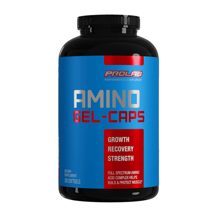 Prolab Amino Gel-Caps Essential Amino Acids Supplement, High-Potency