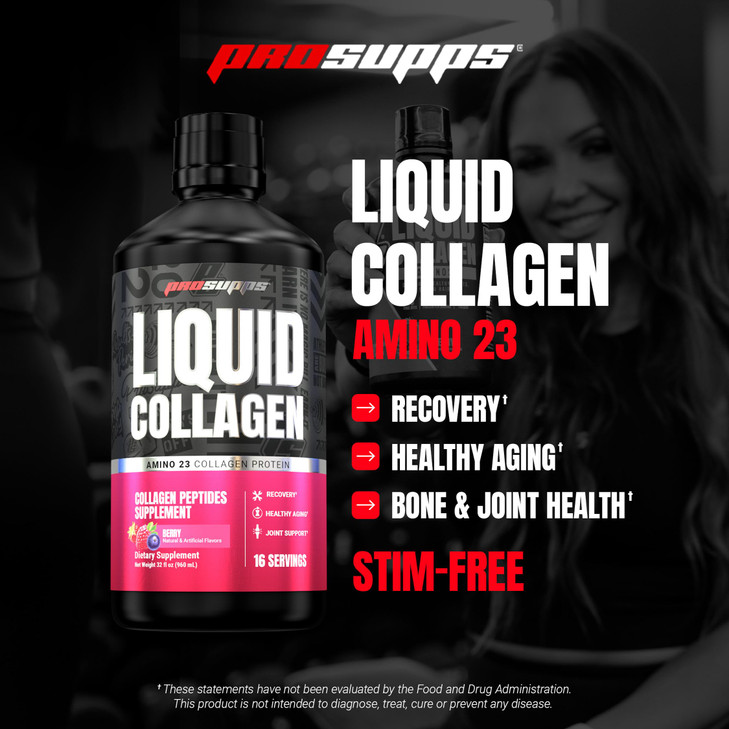 ProSupps Amino23 Liquid Collagen Shots, Berry