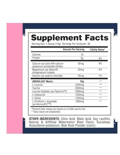 Gaspari Nutrition: AminoLast, Muscle Recovery and Endurance BCAA Fuel, Enhances