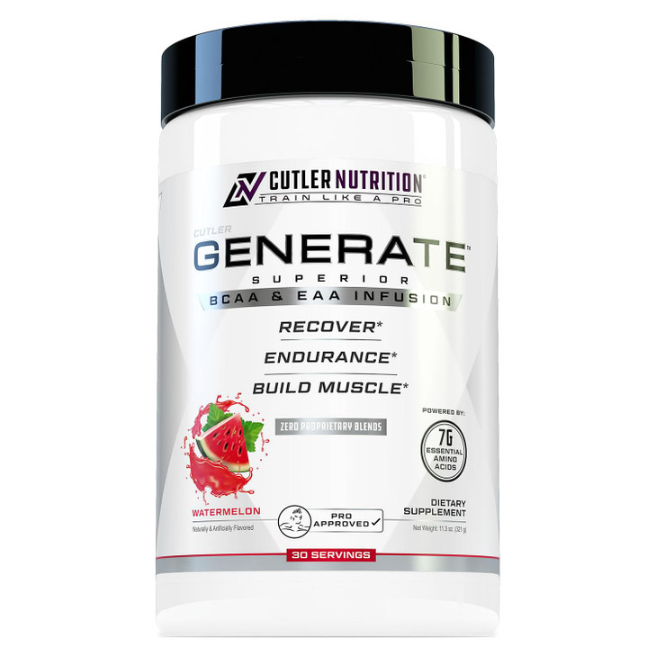 Generate EAA and BCAA Powder: Best Post Workout Recovery Drink and Branched