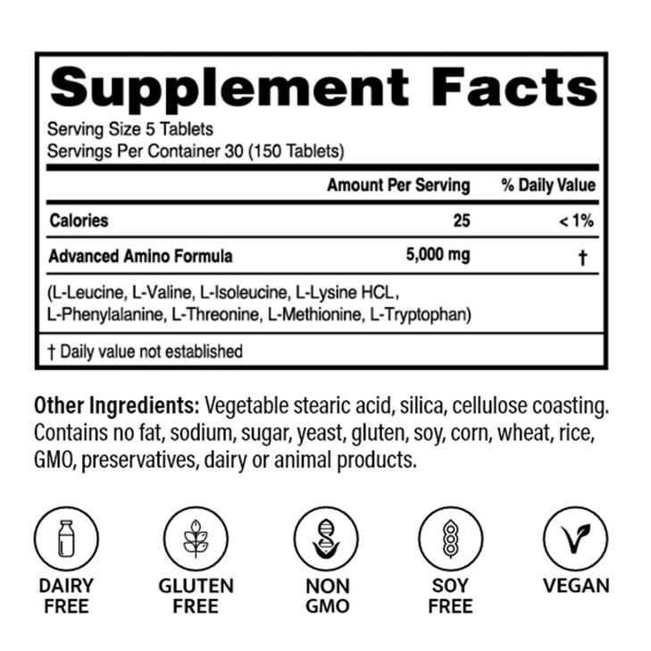 Advanced Bionutritionals - Advanced Amino Formula Tablets, Amino