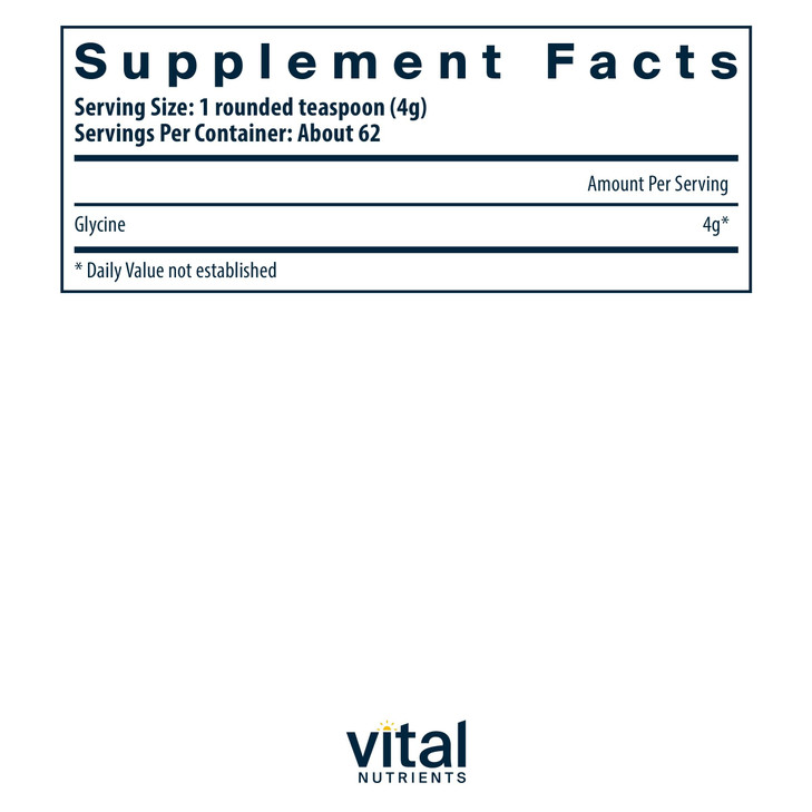 Vital Nutrients Glycine Powder 250g