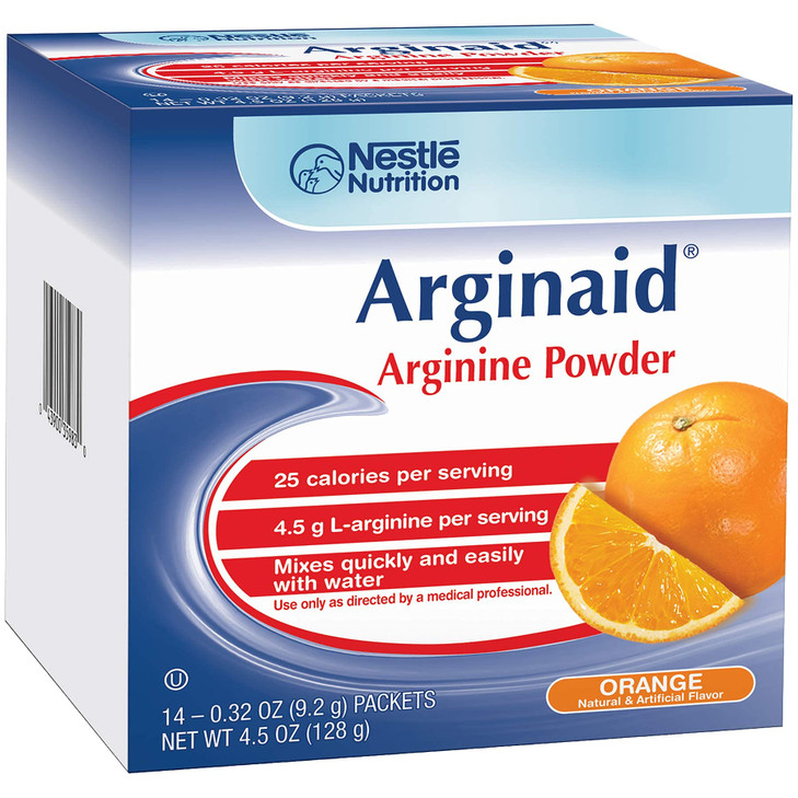 Arginaid Arginine Powder Drink Mix, Orange - Nutritional Needs for Wound Care