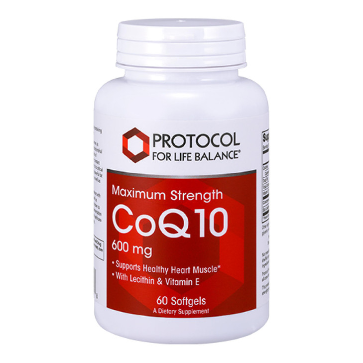 PROTOCOL FOR LIFE BALANCE CoQ10 600mg - with Vitamin E & Soy Lecithin