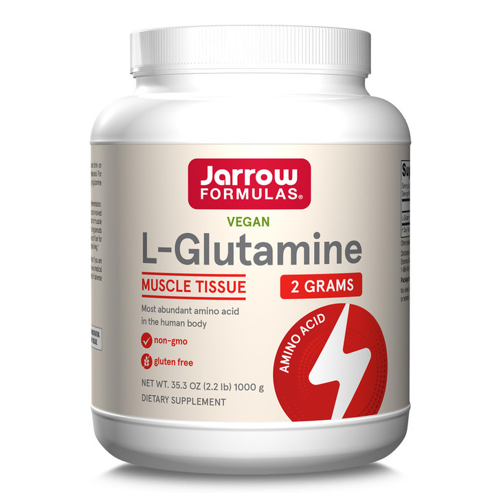 Jarrow Formulas L-Glutamine 2 g, Dietary Supplement for Muscle Tissue