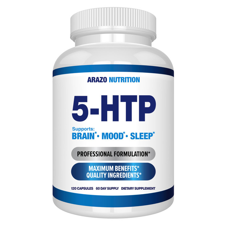 5-HTP 200 MG Per Serving Plus Calcium for Mood, Sleep
