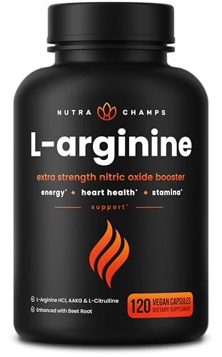 NutraChamps Premium L Arginine Supplement L-Arginine Powder & L Citrulline