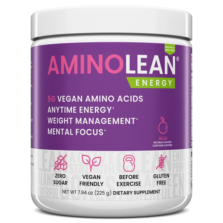 RSP NUTRITION AminoLean Natural Pre Workout Powder, Sucralose Free Amino Energy