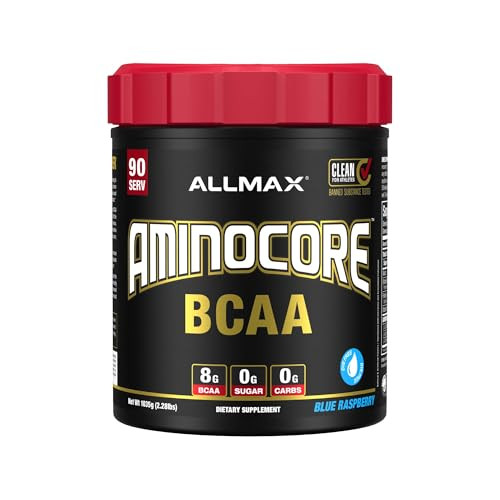 ALLMAX AMINOCORE BCAA Powder for Workout Muscle Recovery & Increased Endurance