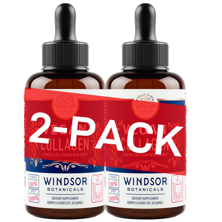 WINDSOR BOTANICALS Vegan Collagen Builder Liquid Supplement
