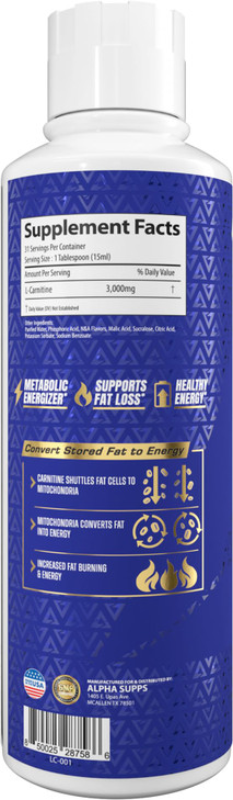 Alpha Supps L Carnitine Liquid 3000