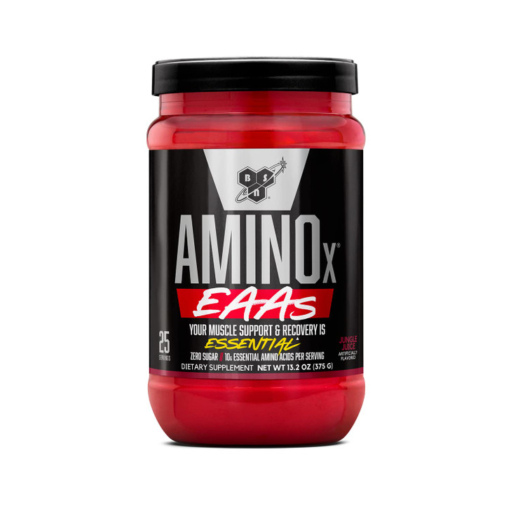 BSN Amino X EAAs, Muscle Recovery and Endurance, 10g Essential Amino Acids, 5g