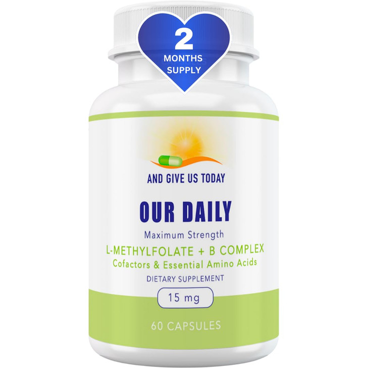 Our Daily Vites L-Methylfolate B Complex Cofactors & Essential Amino Acids