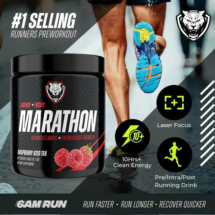 6AM Run Marathon - Running Supplements for Endurance & Stamina
