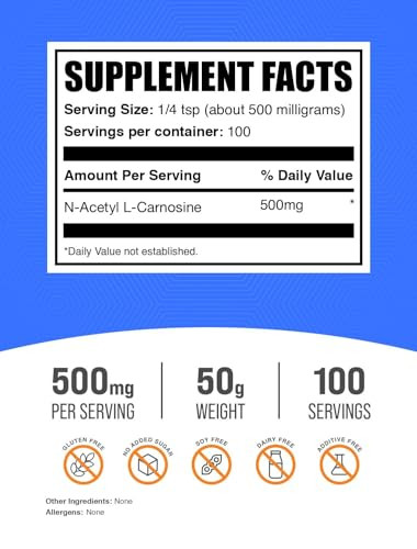 BulkSupplements.com N-Acetyl L-Carnosine Powder
