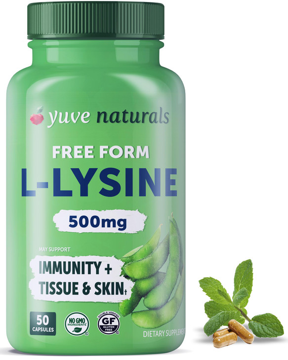 Yuve L-Lysine 500 mg Essential Amino Acid