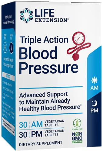 Life Extension Triple Action Blood Pressure, Heart Health Supplement, quercetin