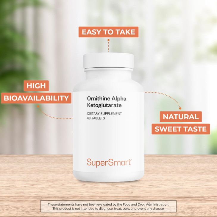 Supersmart - Ornithine Alpha Ketoglutarate OKG 10g per Day (Highly Bioavailable)