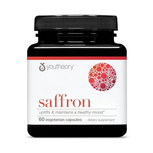 Youtheory Saffron - Vegan Energy Supplement for Men & Women*