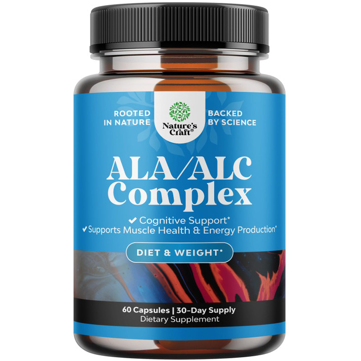 Pure Alpha Lipoic Acid Supplement with Acetyl L-Carnitine