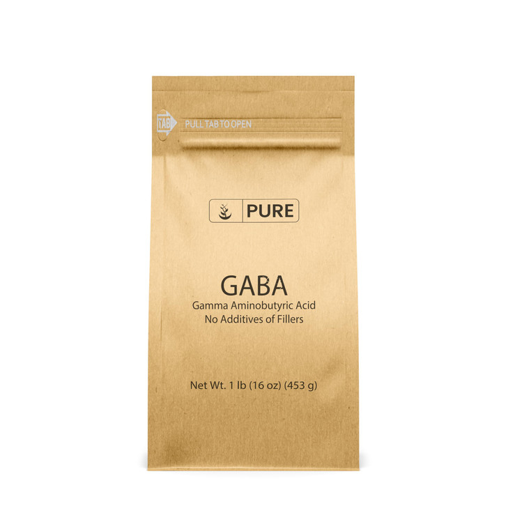 Pure Original Ingredients Gamma Aminobutyric Acid (GABA) Powder (1 lb) Always