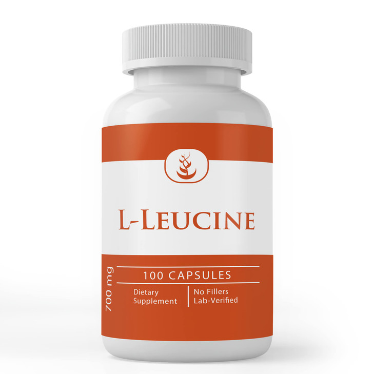 PURE ORIGINAL INGREDIENTS L-Leucine, (100 Capsules) Always Pure, No Additives Or